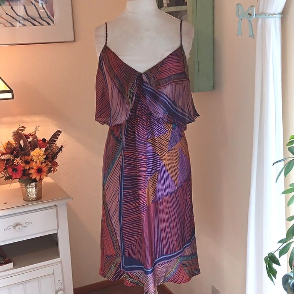 Claudia e  Silk Scarf Dress